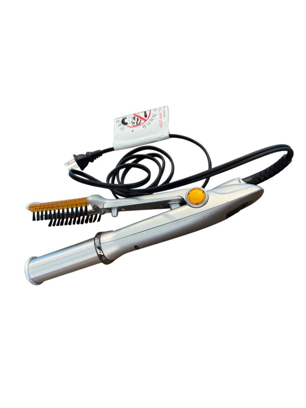 InStyler Rotating Iron IS1001 Hair Styler Adjustable Heat Silver 120V 60Hz 130W